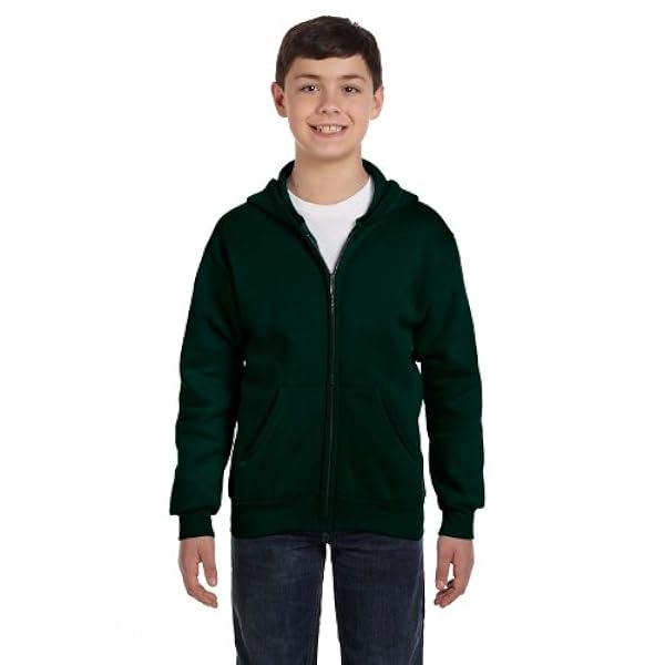 Hanes Kids ComfortBlend EcoSmart Sweatshirt met volledige rits